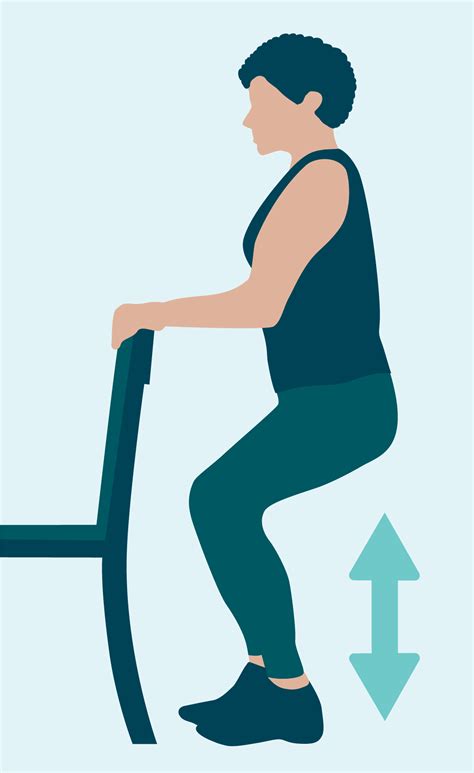 chair squat exercise 8