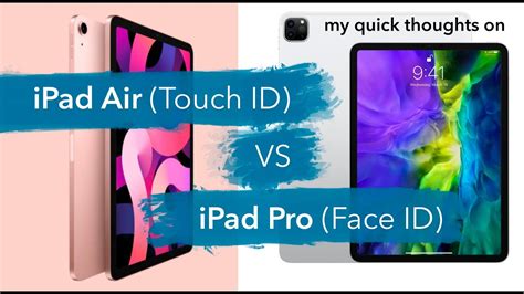 Face Id Vs Touch Id On The Ipad Air With Magic Keyboard Youtube