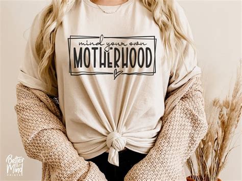 Mind Your Own Motherhood Svg Png Motherhood Svg Motherhood Svg