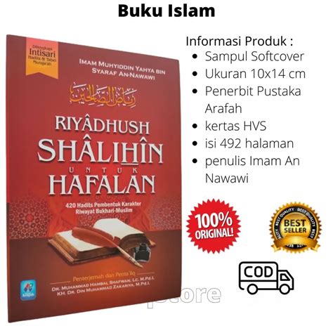 Jual Riyadhus Shalihin Untuk Hafalan Pustaka Arafah Buku Islam Saku