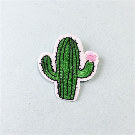 Cactus Patch Iron On Patch Sew On Patch Embroidered Patch Etsy