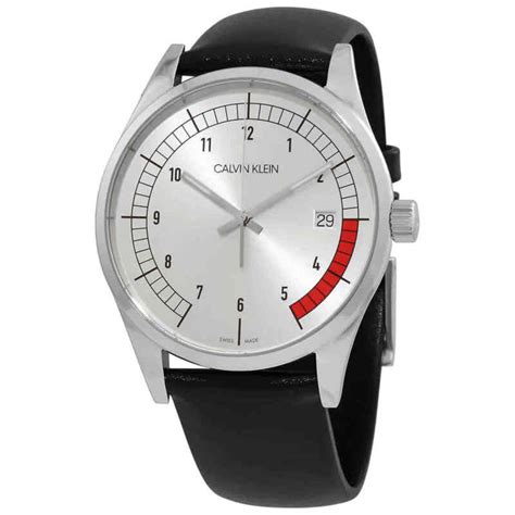 Calvin Klein Completion Quartz Silver Dial Men Watch Kam Cy