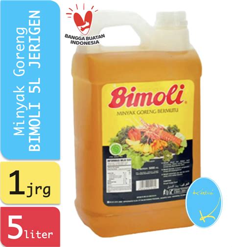 Jual Bimoli 5 Liter Klasik Minyak Goreng 1 Karton 4 Jerigen Di Seller