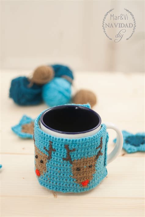 Mar Vi Blog Regalos De Navidad Funda Para Taza De Ganchillo