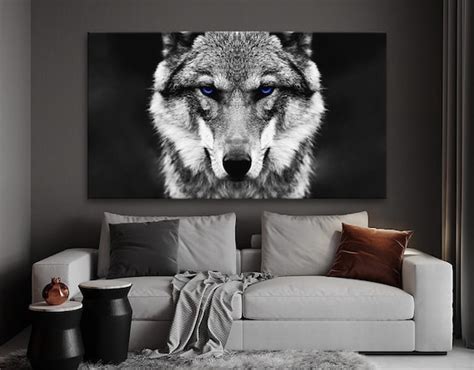 Wolf Artwork Animal Wall Art Animal Art Print Wolf Wall - Etsy