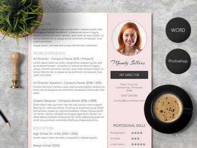 Word Doc Resume Template by Hertzel on Dribbble