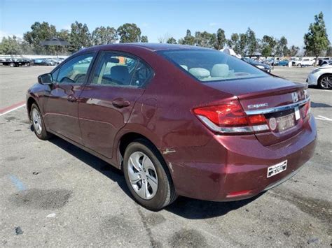 2014 HONDA CIVIC LX Photos CA RANCHO CUCAMONGA Repairable Salvage