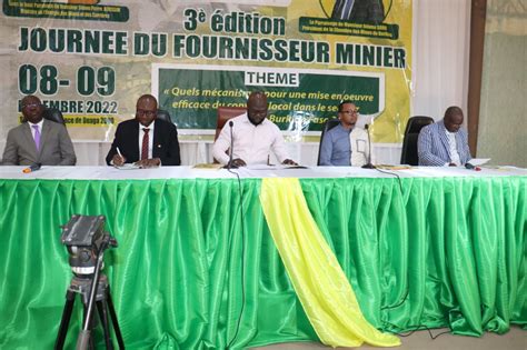 E Dition Des Journ Es Du Fournisseur Minier Faire Du Contenu Local