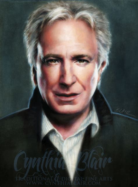 Alan Rickman By Cynthia Blair On Deviantart