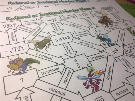 9 Activities To Practice Rational Versus Irrational Numbers Idea Galaxy