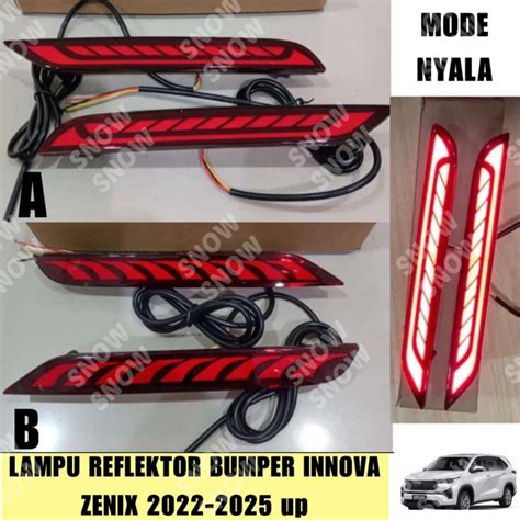 Jual Jual Lampu Reflektor Bumper Belakang Innova Zenix