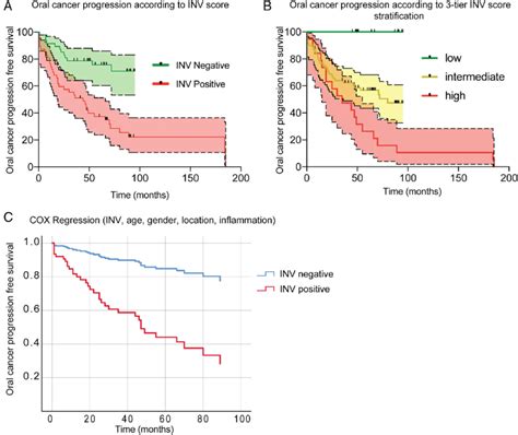 Kaplan Meier And Cox Regression Analysis Of Oral Cancer Download Scientific Diagram