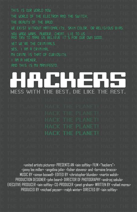 Hackers Movie Poster by wanderer1138 on DeviantArt