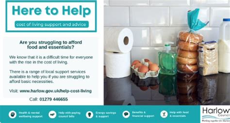 Help For Harlow Residents Who Are Struggling To Afford Food And