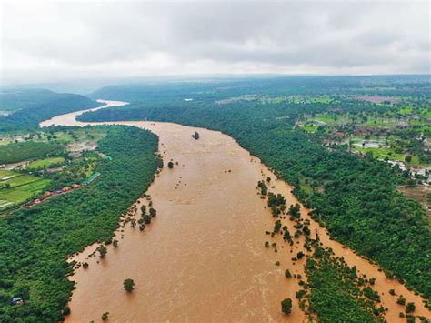 Indravati River district Johar Chhattisgarh, India