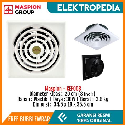 Jual Maspion Exhaust Fan 8 Inch Plafon CEF 2008 Shopee Indonesia