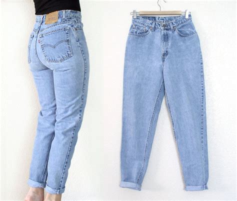 Vintage 80s 90s High Waist Levis 512 Tapered By Sadiebessvintage