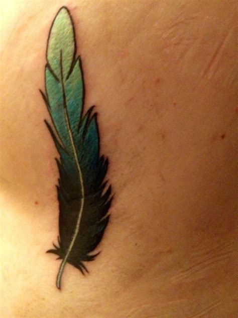 Cool Feather Disign Part Tattooimages Biz