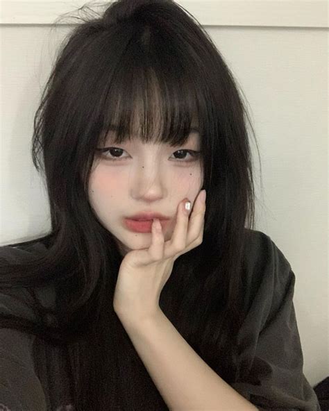 Kooooya On Instagram 2022 04 1806 04 40utc2 Cute Hairstyles Korean Hairstyle Long