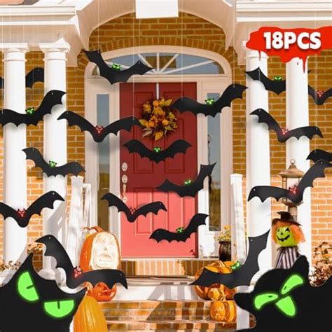 Pcs Halloween Bats Decoration Diy Halloween Decorations Outdoor