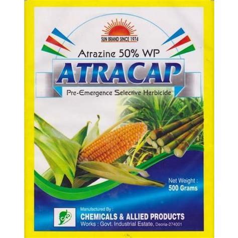 Atracap Atrazine 50 WP Herbicide Packaging Size Plastic Packet At