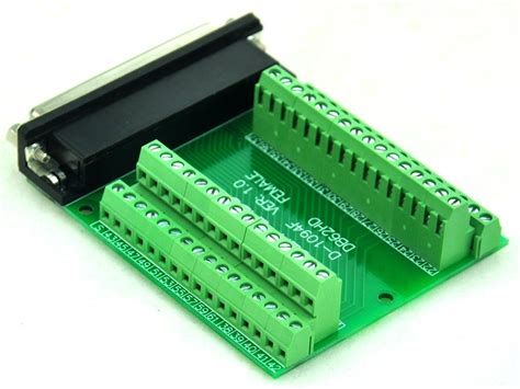 Buy CZH LABS Slim Right Angle D Sub Header Breakout Board Terminal