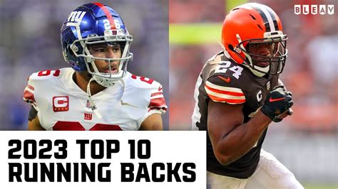 NFL's Top 10 Running Backs of 2023: Will Saquon Finish Top 3? - YouTube