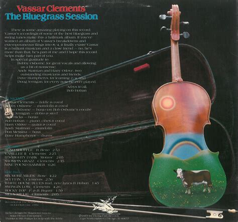 Vassar Clements The Bluegrass Session Lp Usa盤 弦曲堂 Americana Music