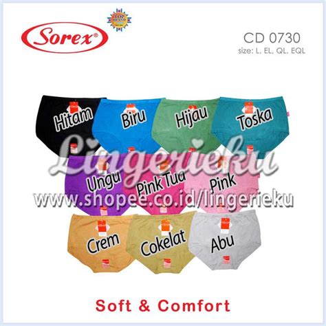 Jual Sorex Cd Celana Dalam Wanita Bahan Model Maxi Nyaman Dan