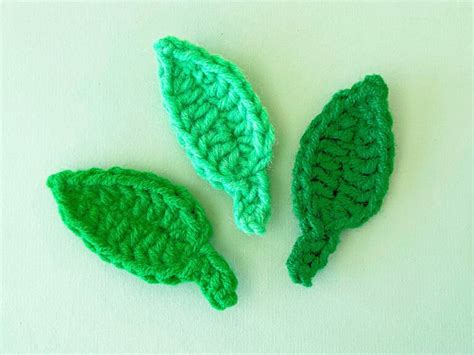 Free Crochet Leaves Pattern Single Girl S DIY