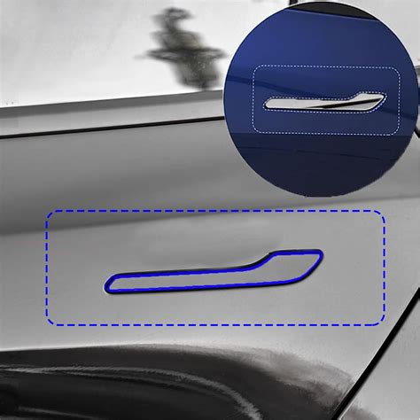 Amazon Tesla Model Y Model 3 Door Handle Sticker Around Scratch