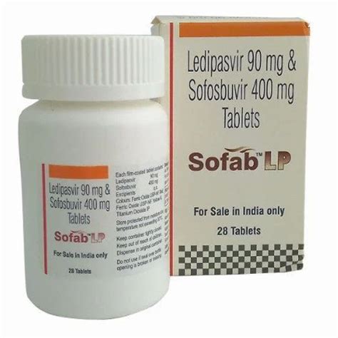 Ledipasvir 90 Mg And Sofosbuvir 400 Mg Tablets At Rs 12000 Pack