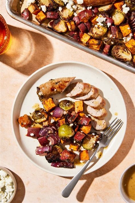 Sheet Pan Sausage With Roasted Vegetables Wyse Guide