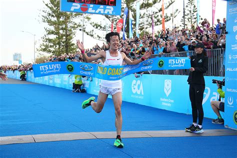 Japans Koyama Sets Course Record While Adams Runs Fastest Marathon By