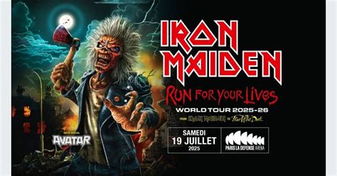 Iron Maiden En Concert Paris Les Et Juillet