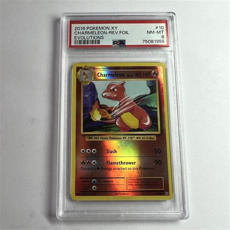 Pokémon TCG Charmeleon XY Evolutions 10 108 Reverse Holo PSA 8 eBay