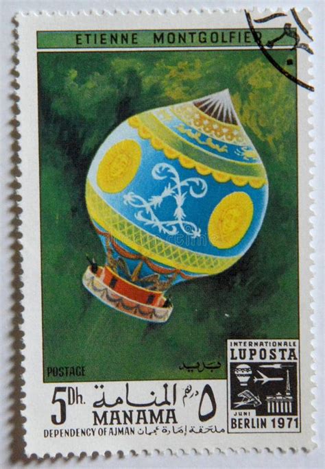 ITALY - June 9,2023 : Manama Postage Stamp. Editorial Stock Image ...