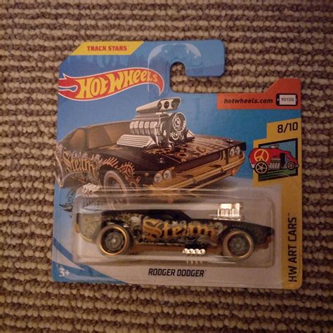 Hot Wheels Rodger Dodger Black Hw Art Cars Steam Perfect Etsy UK