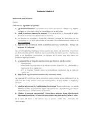 Evidencia Modulo Docx Evidencia Modulo Instrucciones Para El