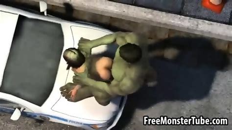 D Blonde Fucked Hard By The Incredible Hulk