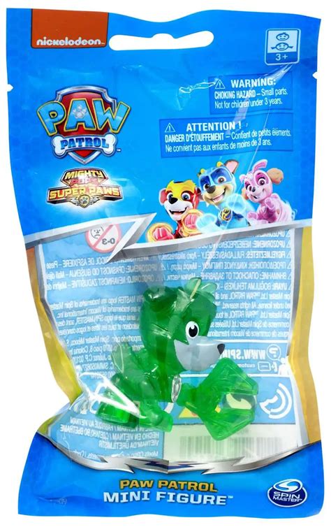 Paw Patrol Mighty Pups Super Paws Rocky 2 Mini Figure Spin Master - ToyWiz