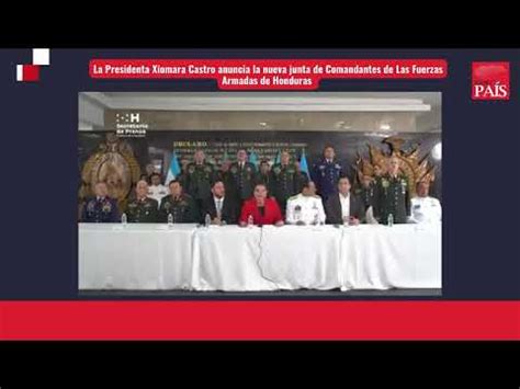 La Presidenta Anuncia La Nueva Junta De Comandantes De Las Fuerzas