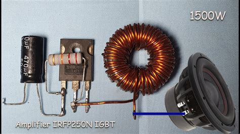 Diy Powerful Ultra Bass Amplifier Irfp N Igbt No Ic Simple Circuit