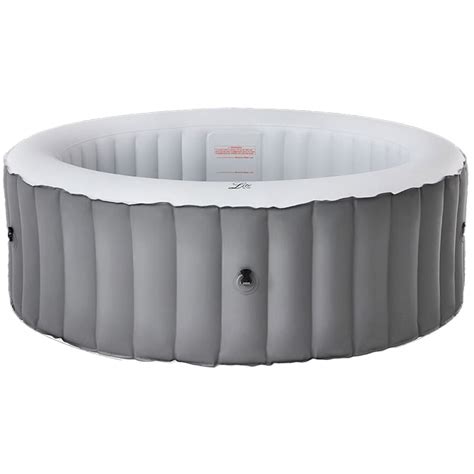 Mspa Lite Person Round Hot Tub In Grey Wilko
