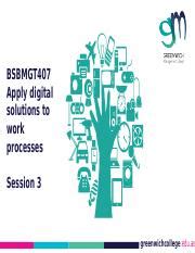 Bsbmgt Session Pptx Bsbmgt Apply Digital Solutions To Work