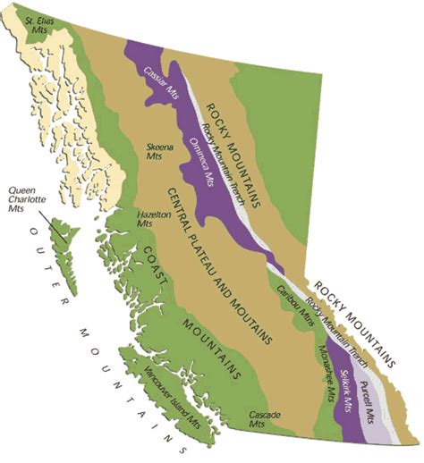 Mountain Ranges: Major Mountain Ranges In North America