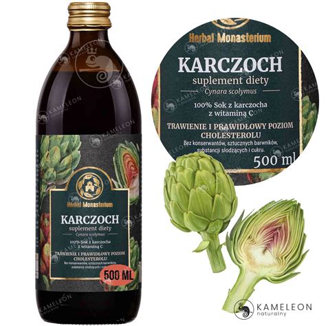 Sok Z Karczocha Ml Wsparcie W Troby Herbal Monarterium