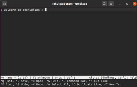 Best Linux Command Line Text Editor Techsphinx