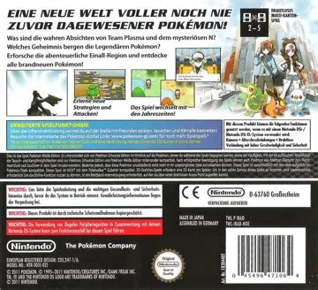 Pokemon Versione Bianca Italy NDSi Enhanced ROM For Nintendo DS