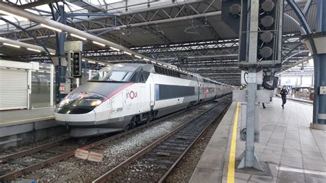 SNCF INOUI TGV Departs From Brussel Zuid Midi YouTube